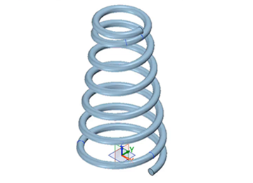 实例教程69：弹簧造型建模