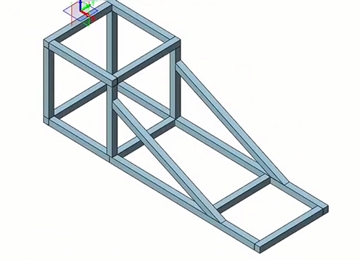 实例教程6：使用南宫28ng3D进行钢结构建模设计